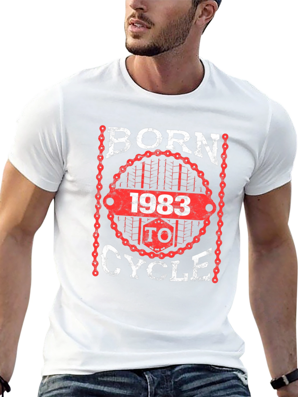 Born 1983 To Cycle T-Shirt