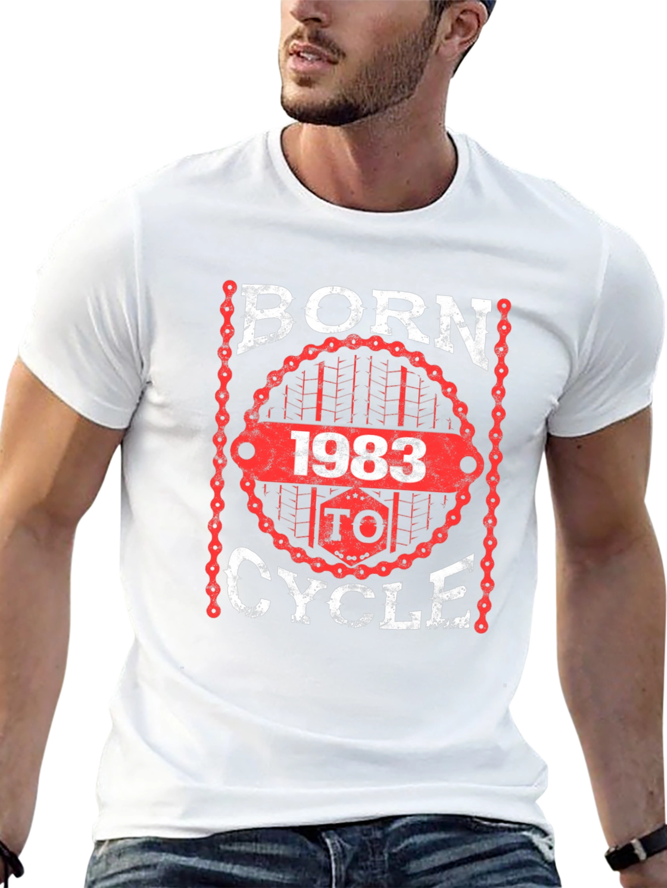 Born 1983 To Cycle T-Shirt