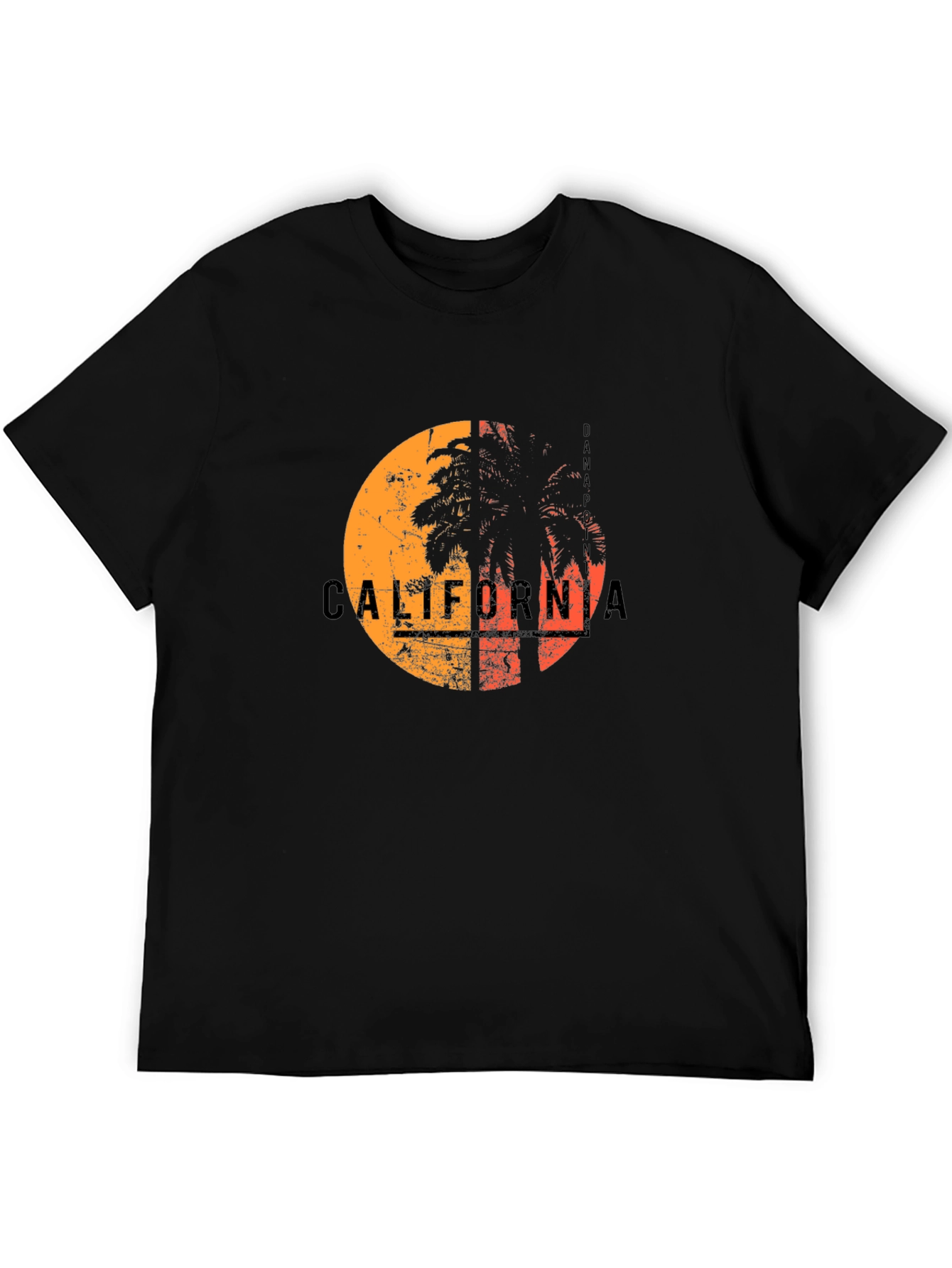 California Palm Graphic Tee - Black