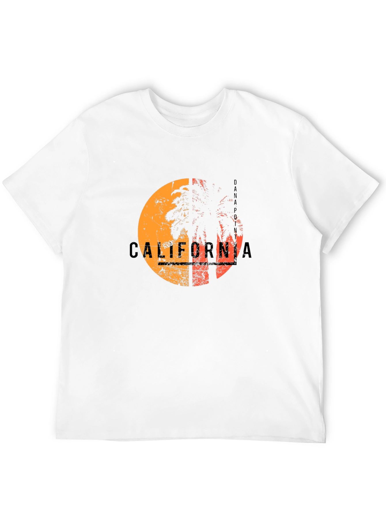 California Palm Graphic Tee - Black