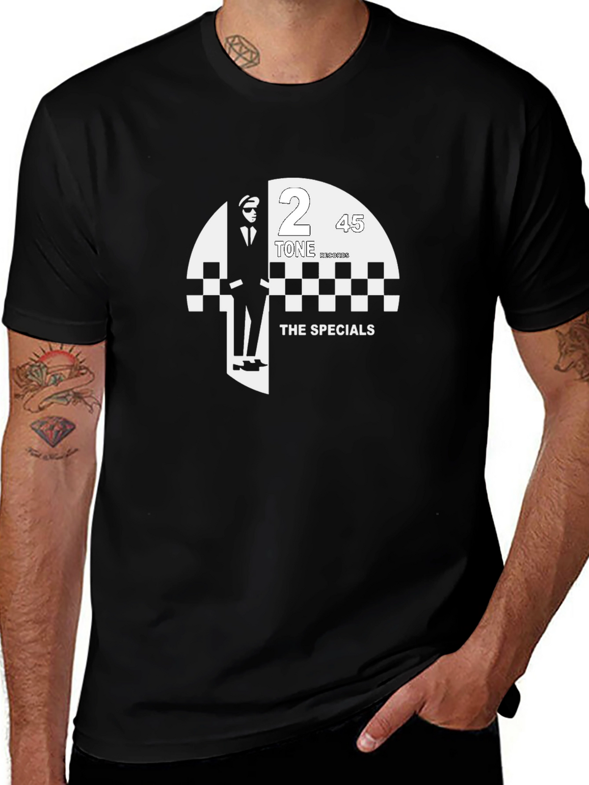 The Specials 2 Tone Records Black T-Shirt