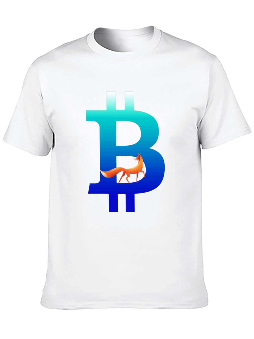 Bitcoin Fox Graphic Tee - Crypto Style