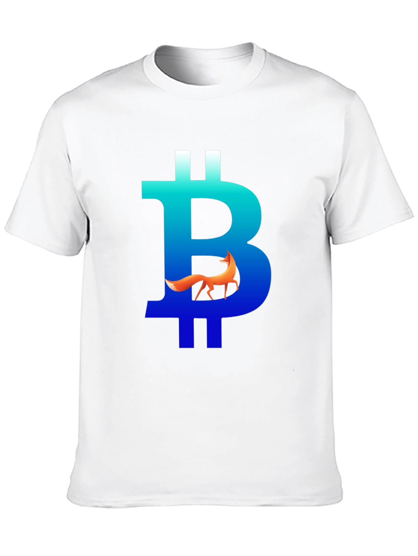 Bitcoin Fox Graphic Tee - Crypto Style