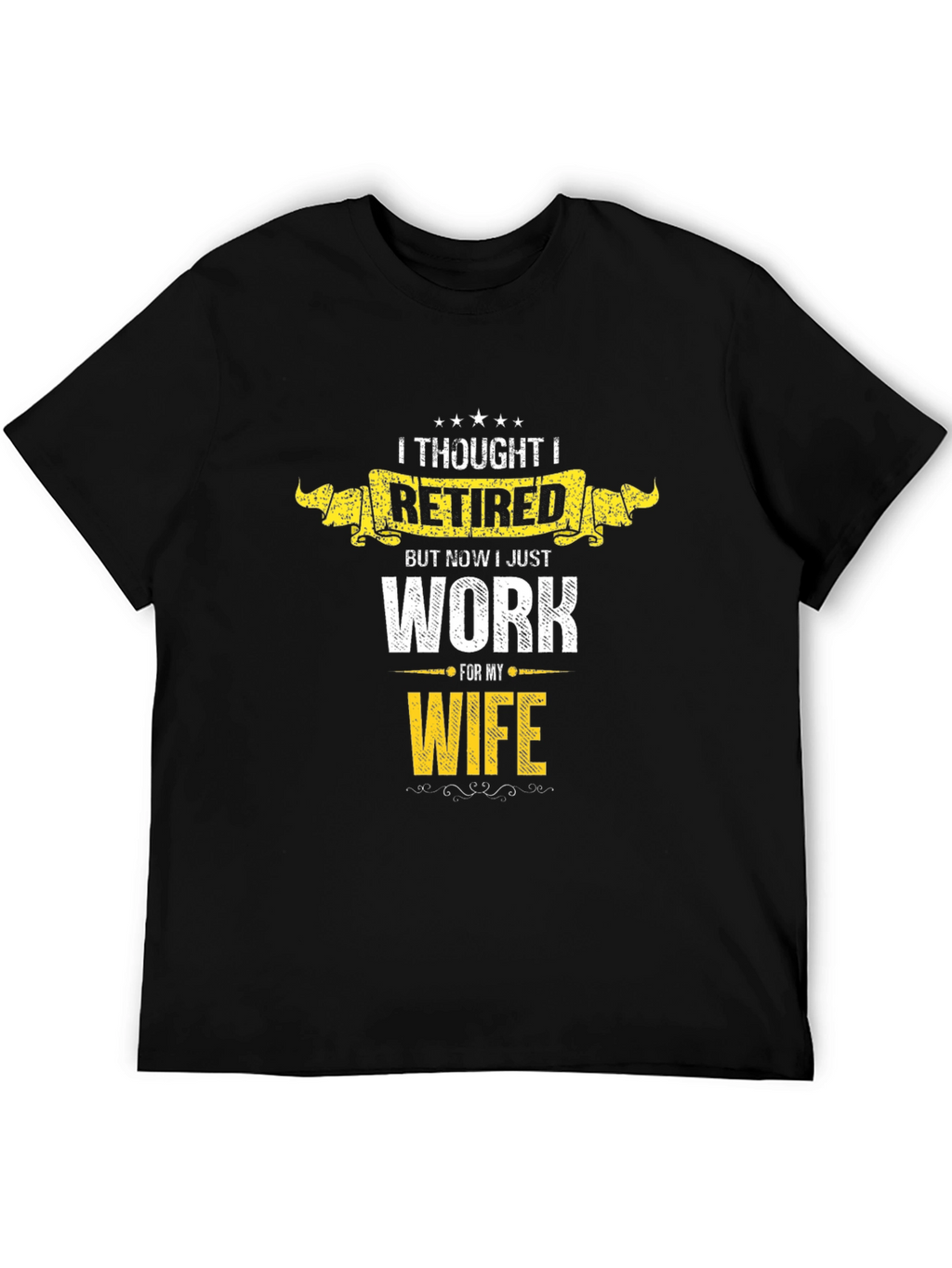 Retired? Funny Mens T-Shirt