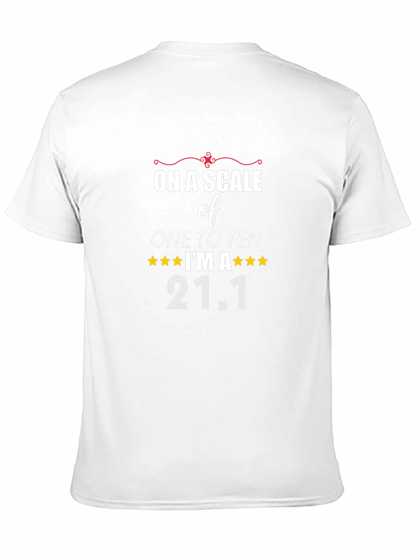 On a Scale to Ten Im a 21.1 T-Shirt