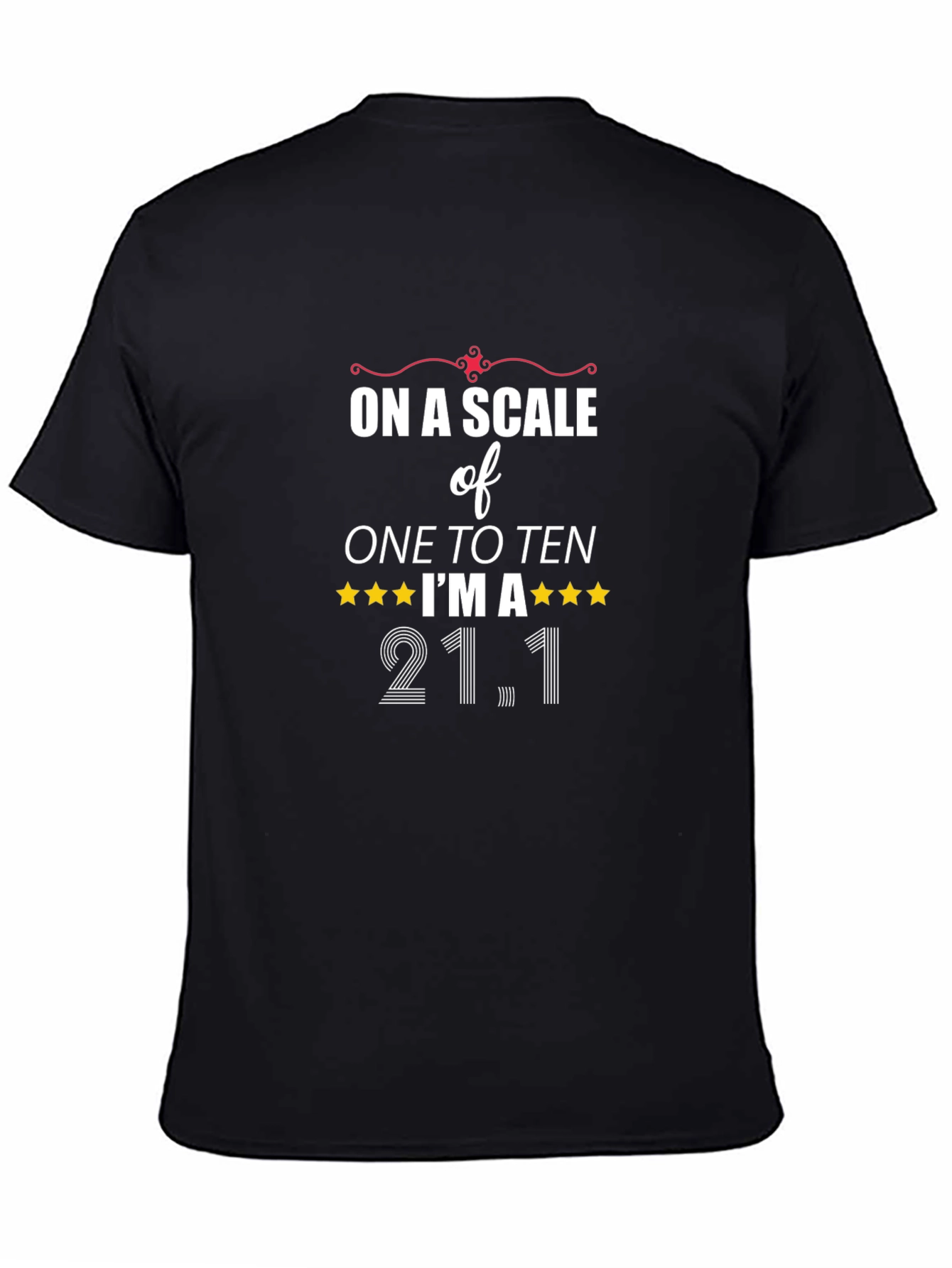 On a Scale to Ten Im a 21.1 T-Shirt