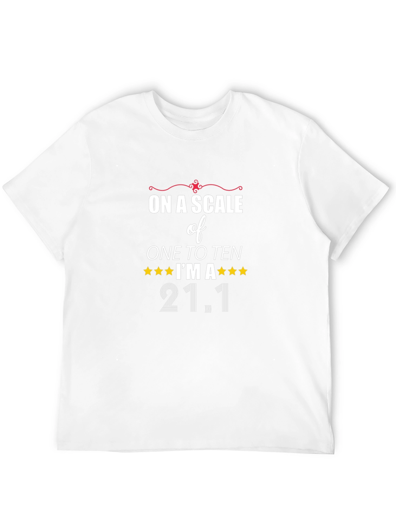 On a Scale to Ten Im a 21.1 T-Shirt