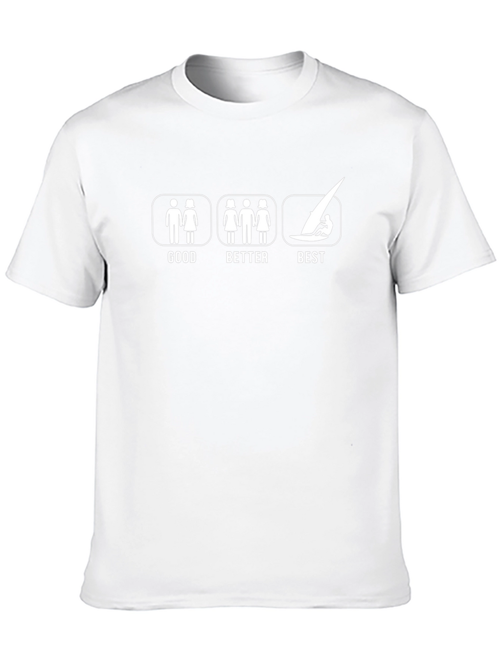 Funny Windsurfing T-Shirt - Good Better Best Tee