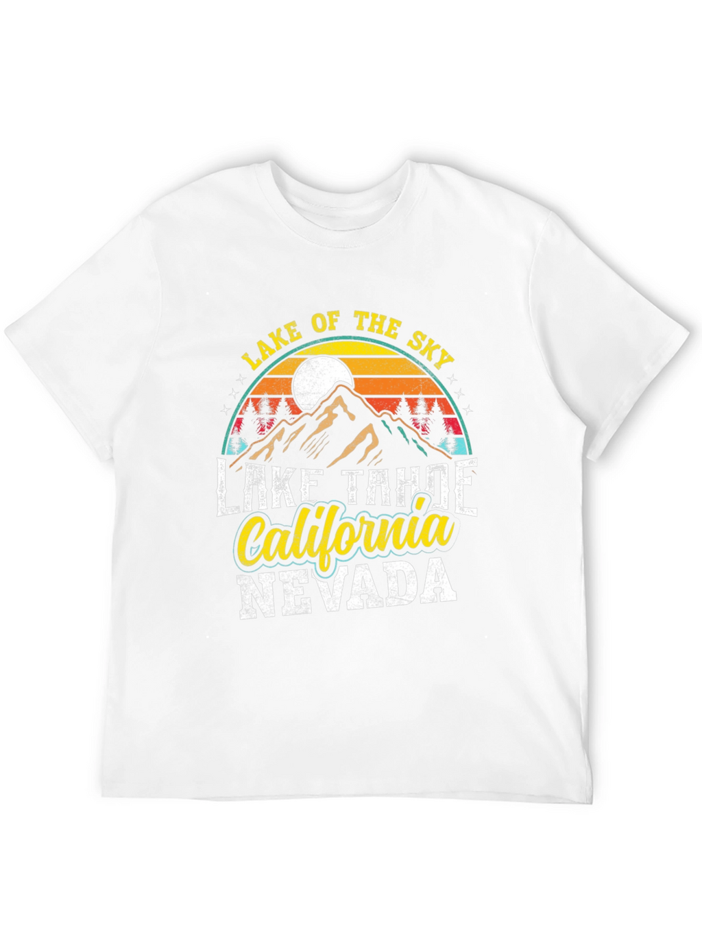 Lake Tahoe T-Shirt - California Nevada Graphic Tee
