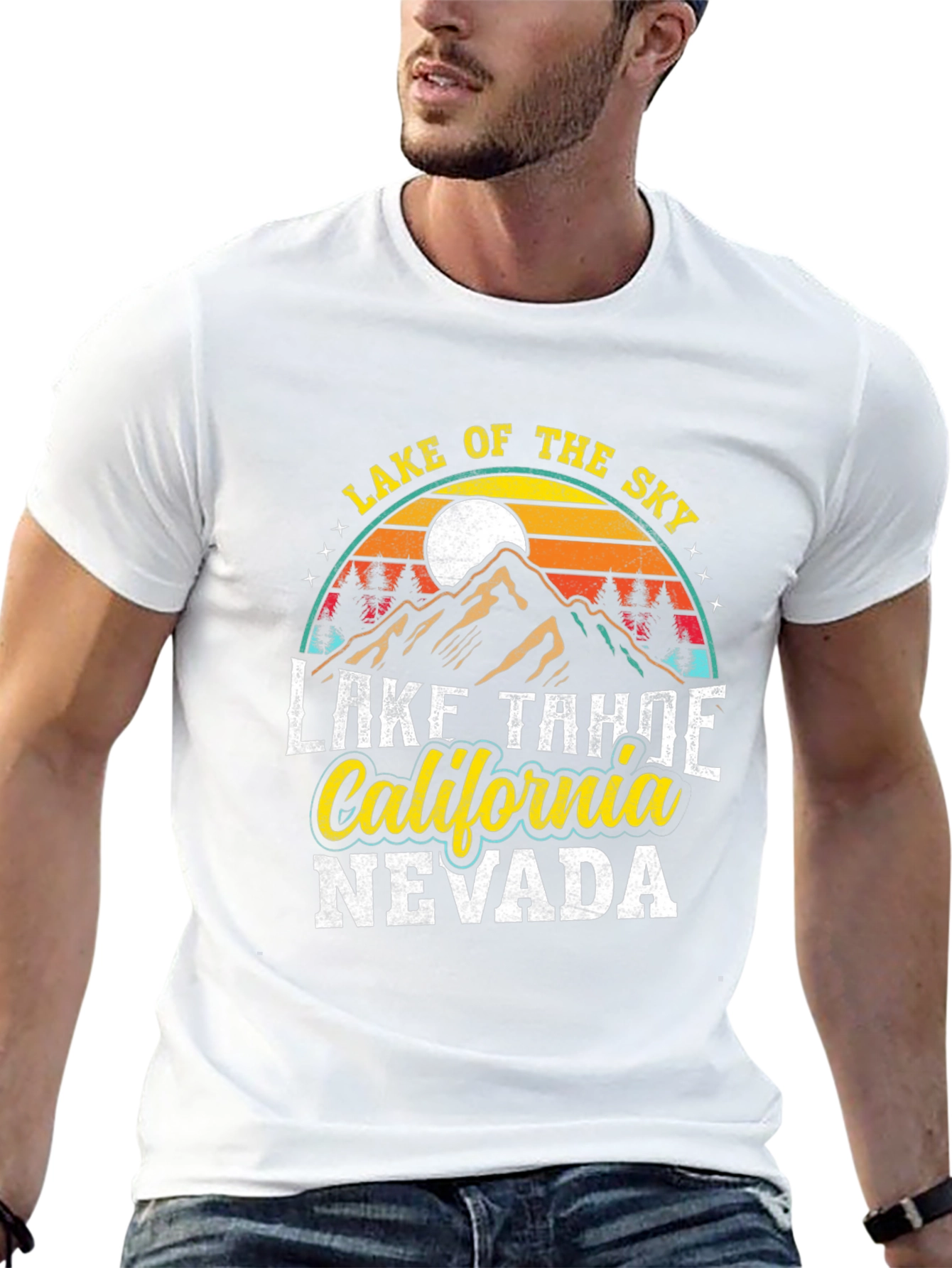 Lake Tahoe T-Shirt - California Nevada Graphic Tee