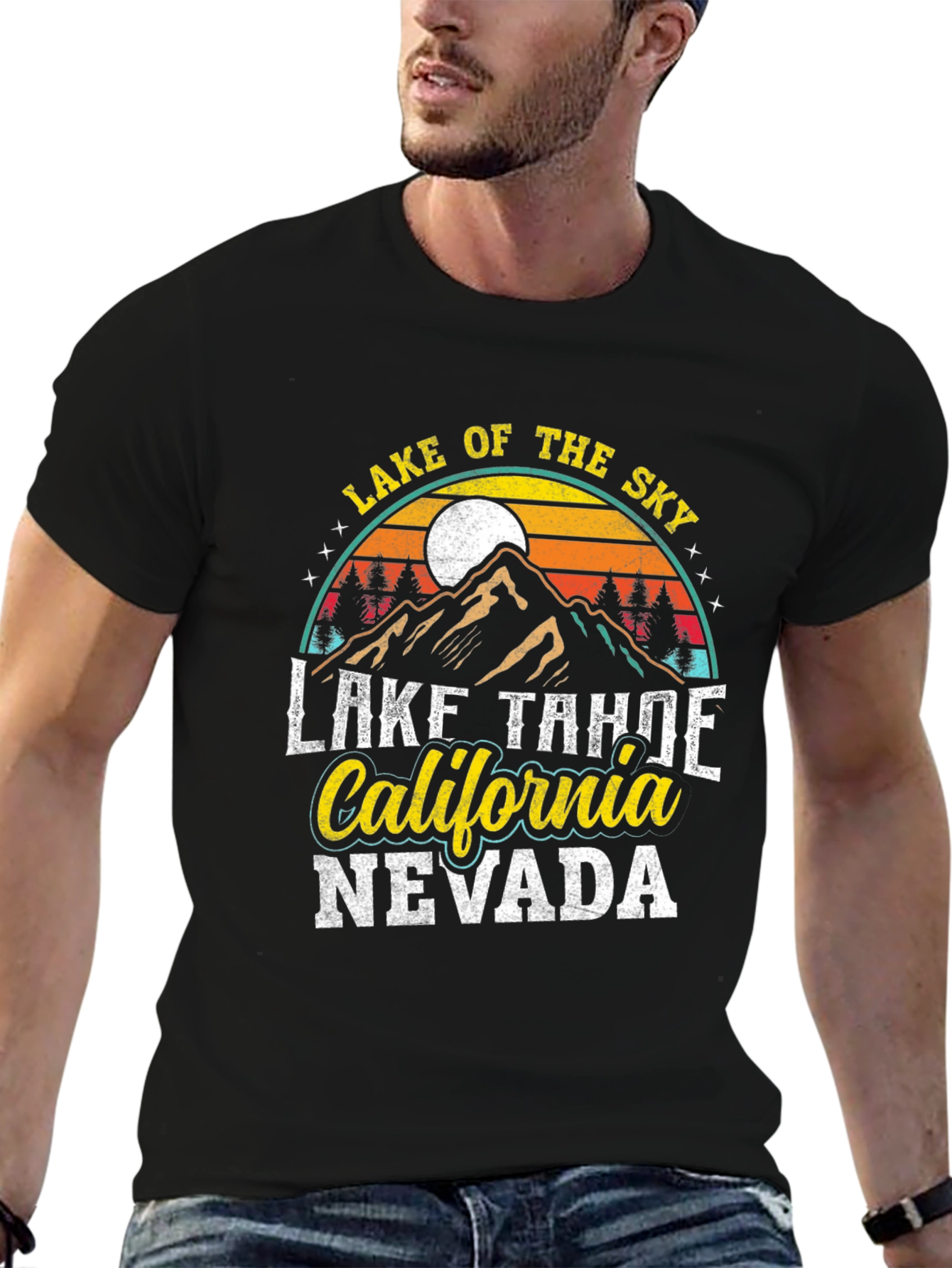 Lake Tahoe T-Shirt - California Nevada Graphic Tee