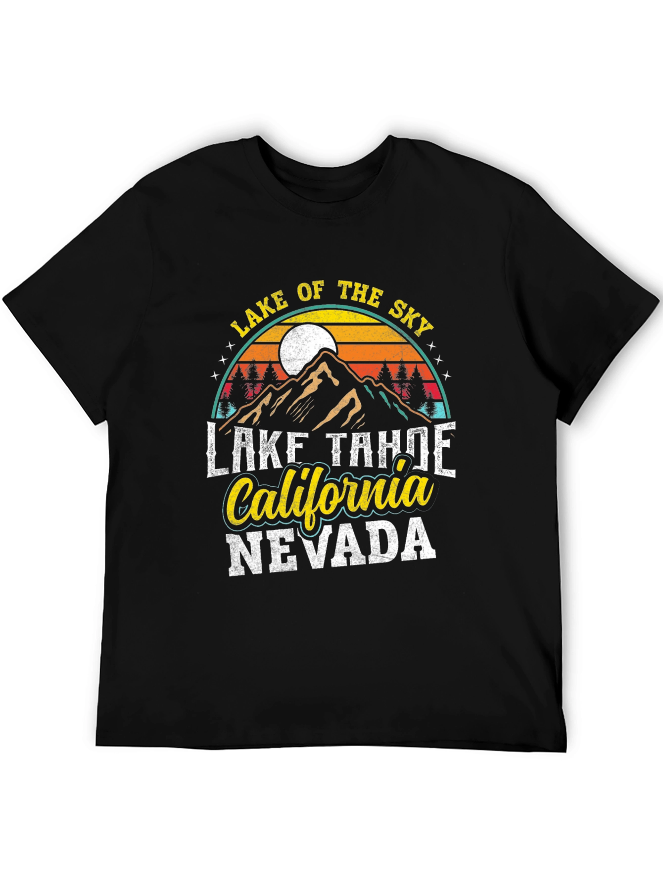 Lake Tahoe T-Shirt - California Nevada Graphic Tee