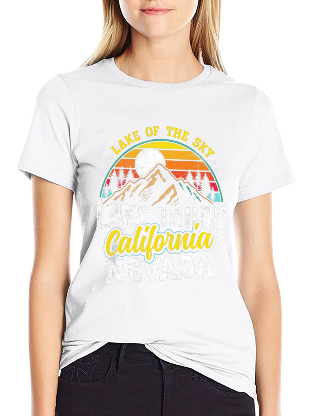 Lake Tahoe T-Shirt - California Nevada Graphic Tee