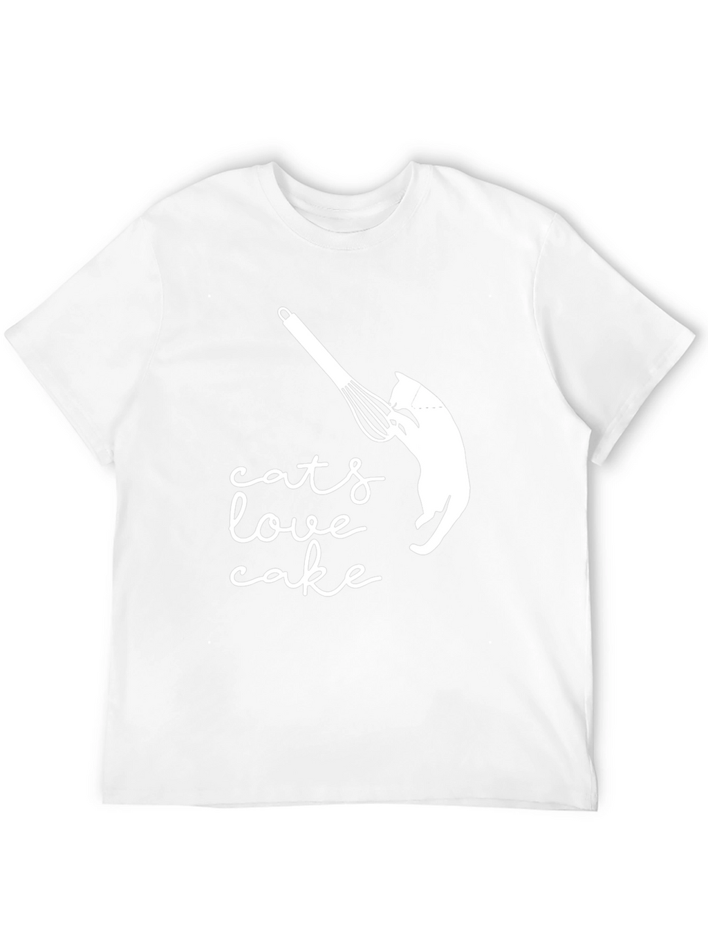 Cats Love Cake Graphic T-Shirt