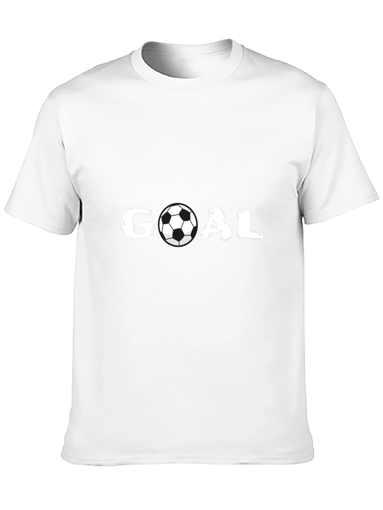 Goal Soccer Ball Graphic T-Shirt - Black