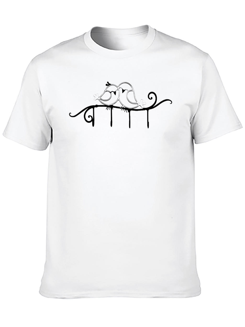 Love Birds T-Shirt - Black
