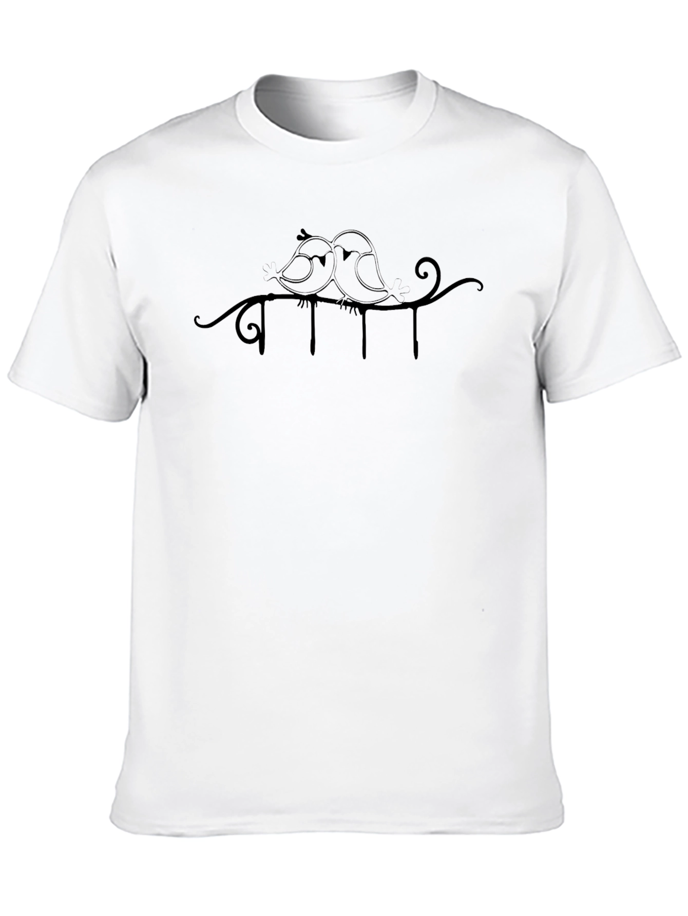 Love Birds T-Shirt - Black