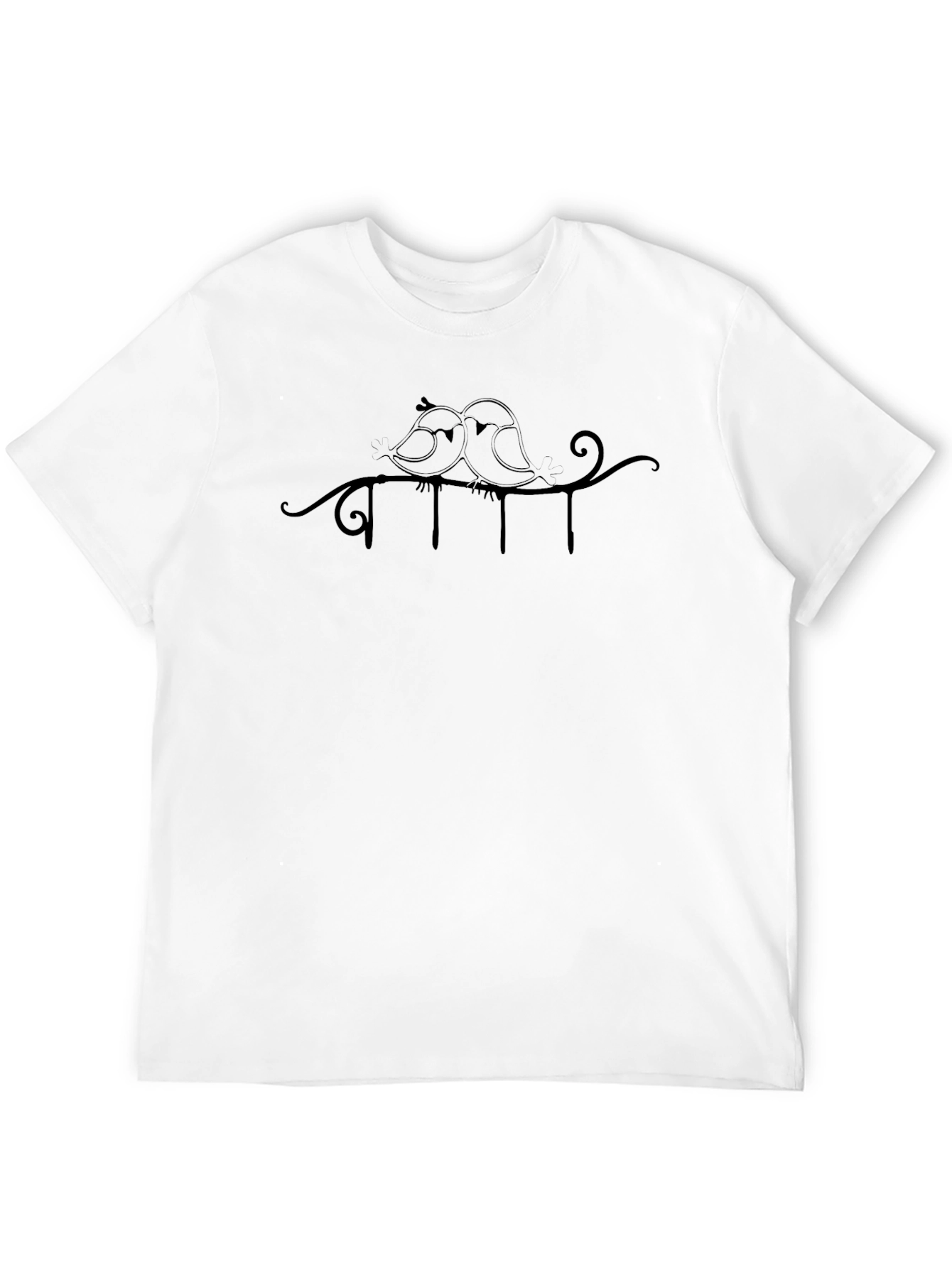 Love Birds T-Shirt - Black