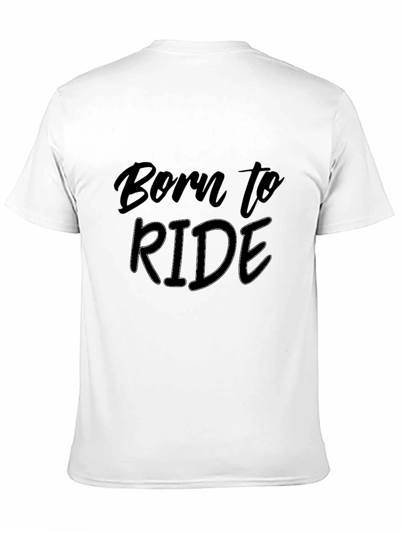 Born to Ride Black Graphic Tee - Cool Biker Style