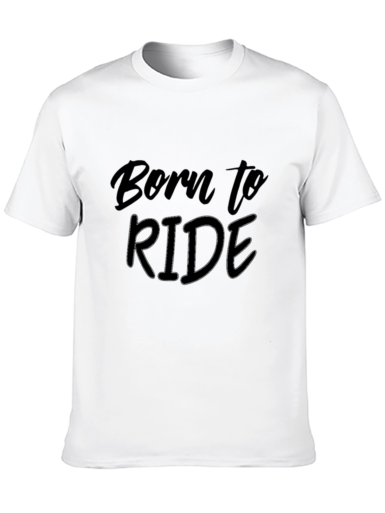 Born to Ride Black Graphic Tee - Cool Biker Style