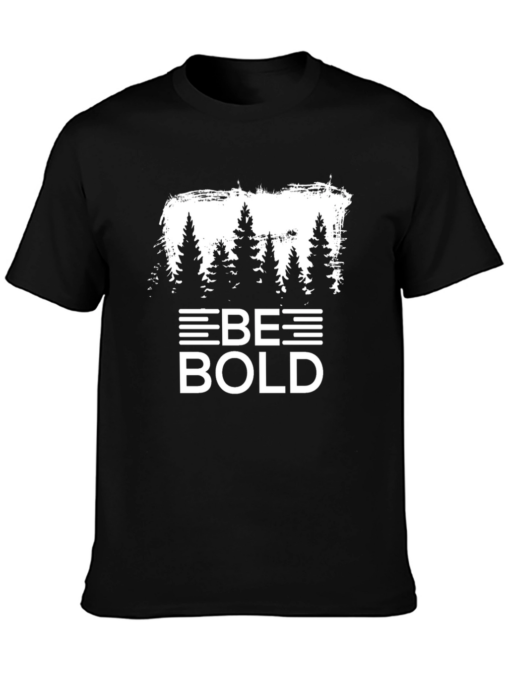 Be Bold Tree Graphic Tee - Black