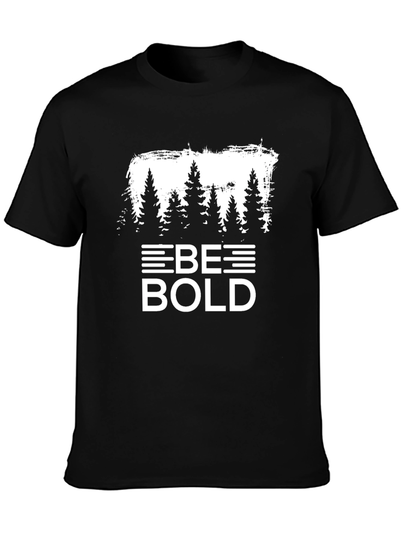 Be Bold Tree Graphic Tee - Black