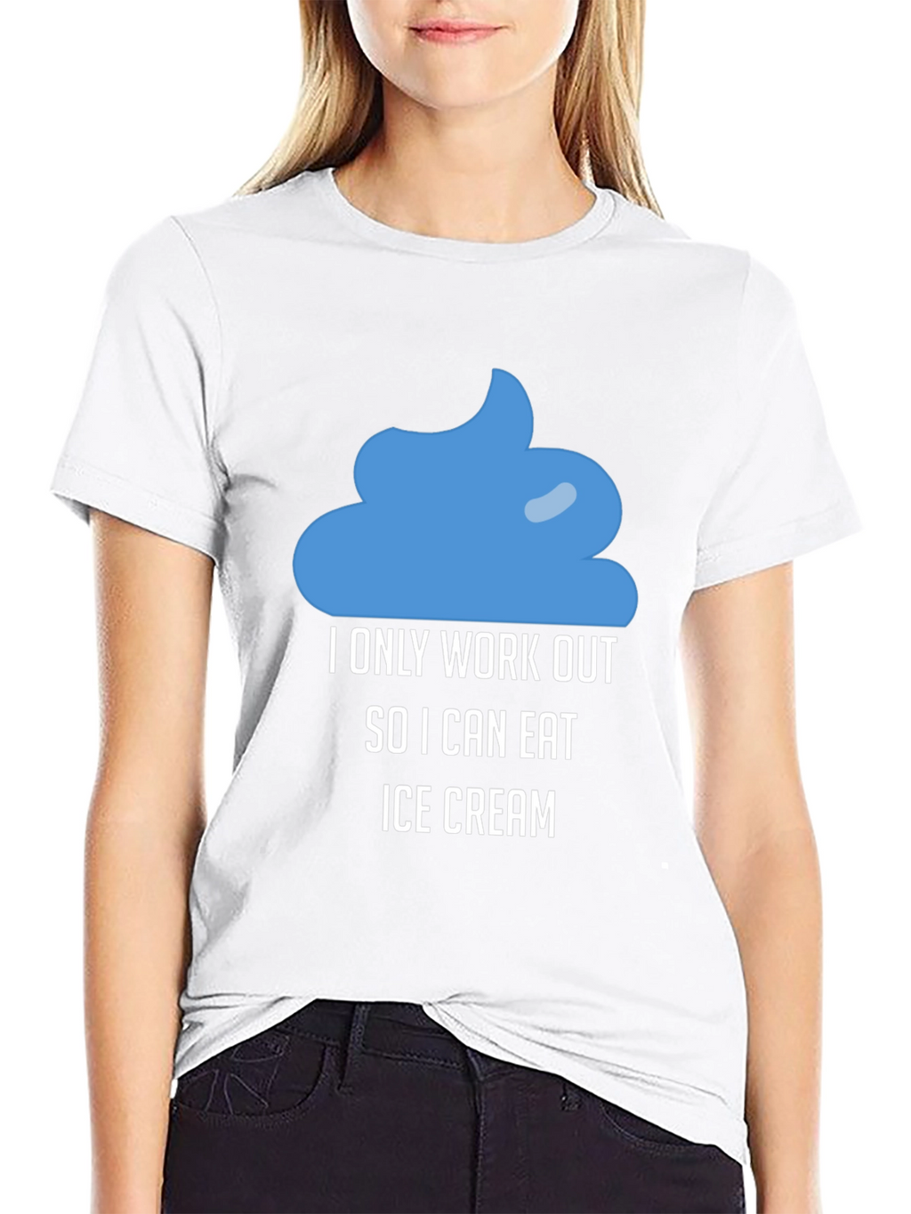 Funny Workout Ice Cream T-Shirt