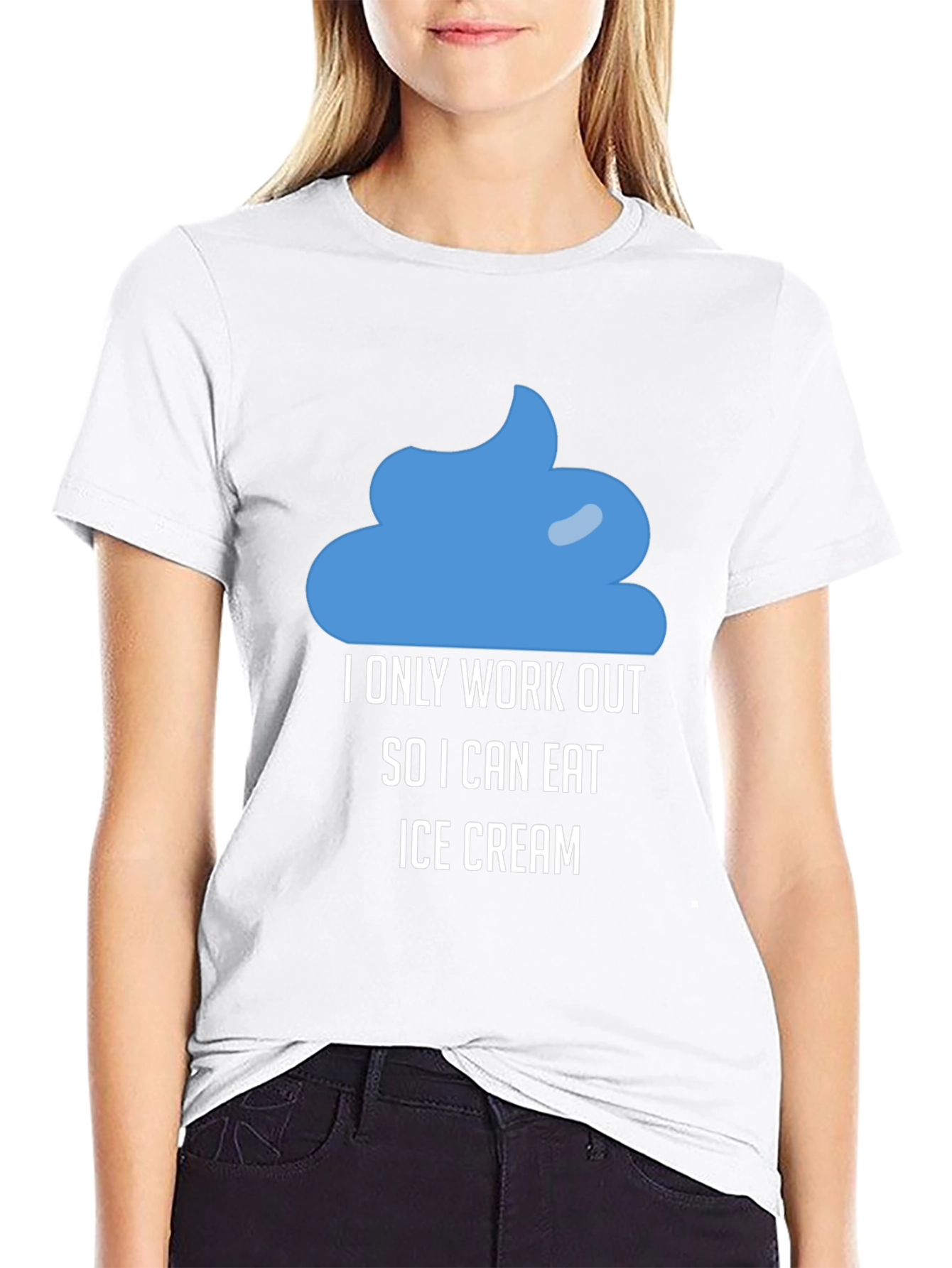 Funny Workout Ice Cream T-Shirt