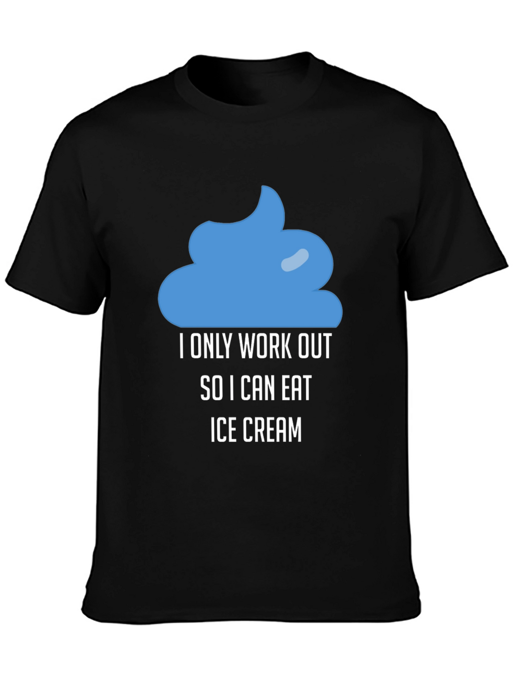 Funny Workout Ice Cream T-Shirt
