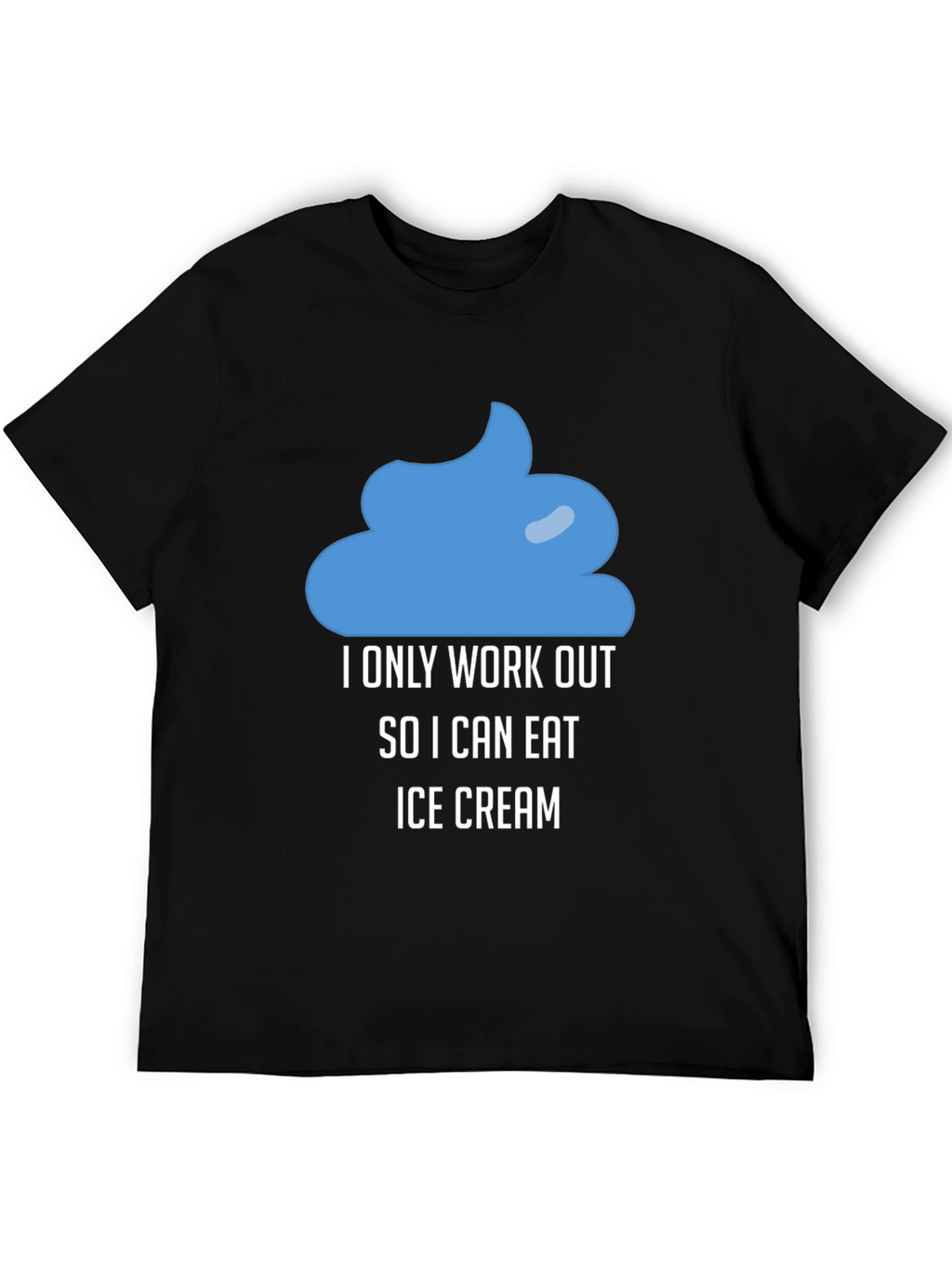 Funny Workout Ice Cream T-Shirt