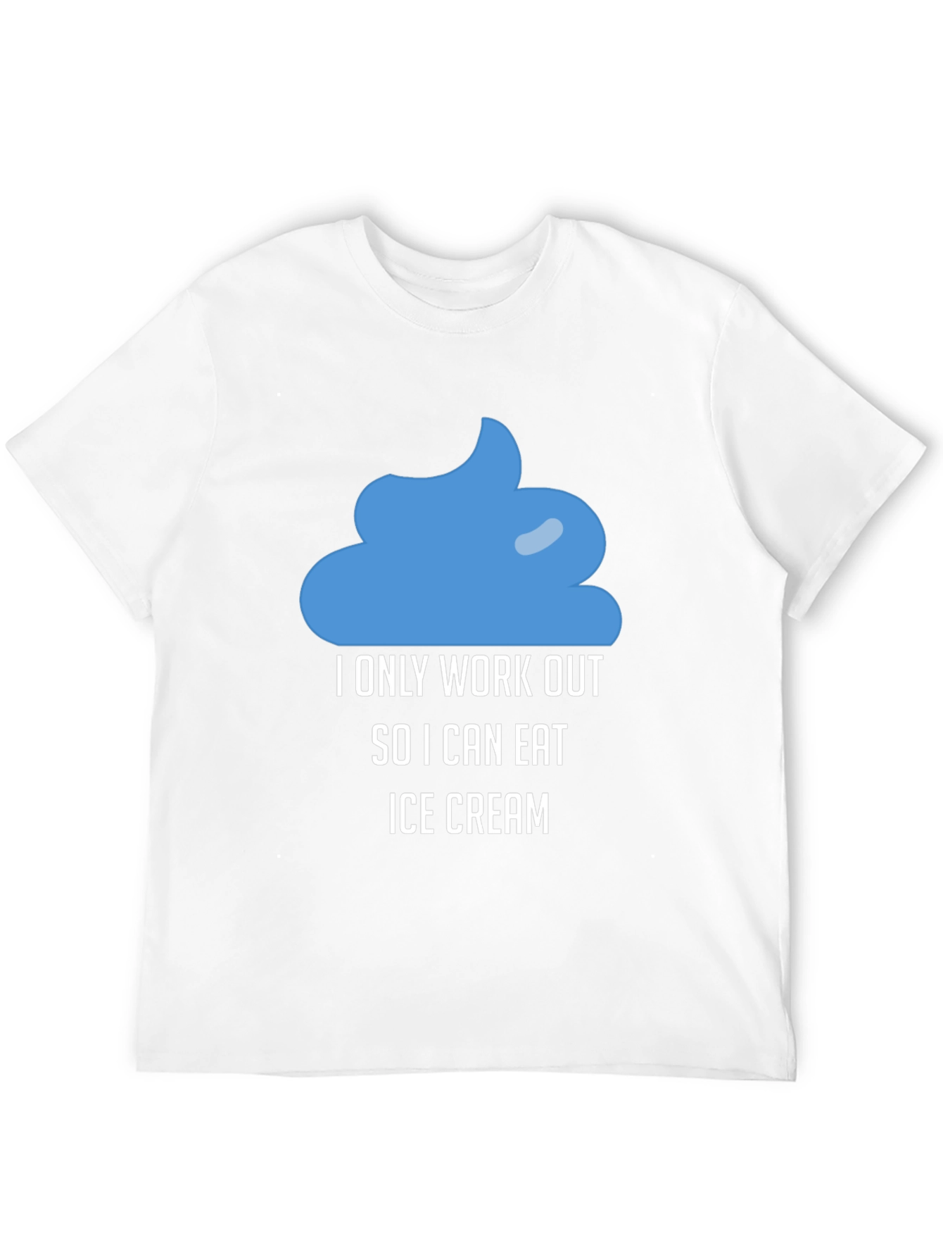 Funny Workout Ice Cream T-Shirt