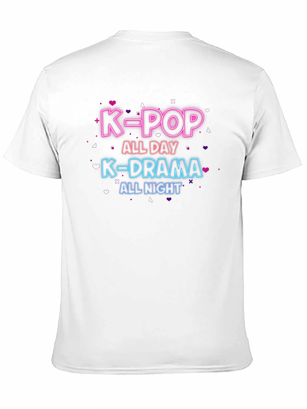 K-Pop All Day K-Drama All Night Black T-Shirt