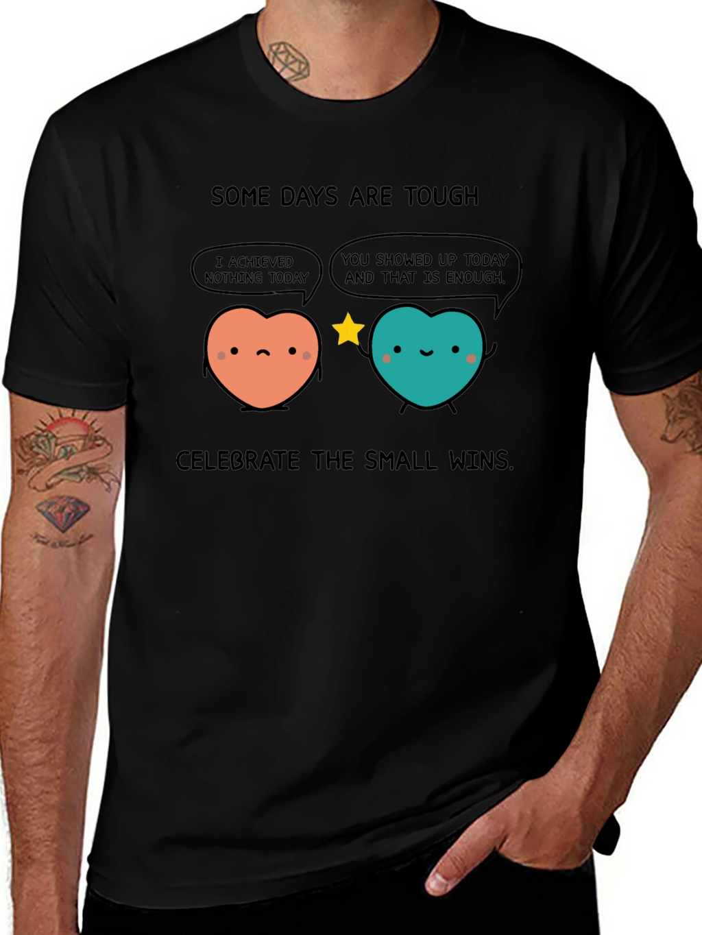 Motivational Some Days Are Tough Graphic Tee