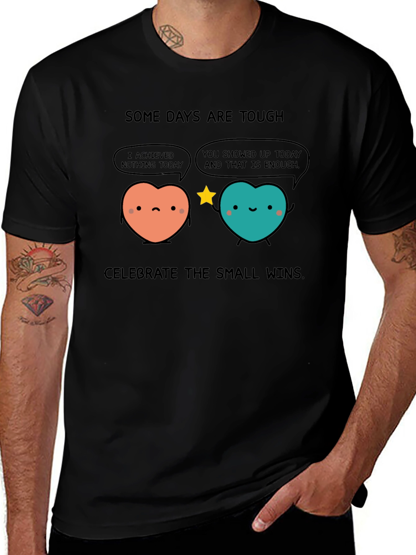 Motivational Some Days Are Tough Graphic Tee