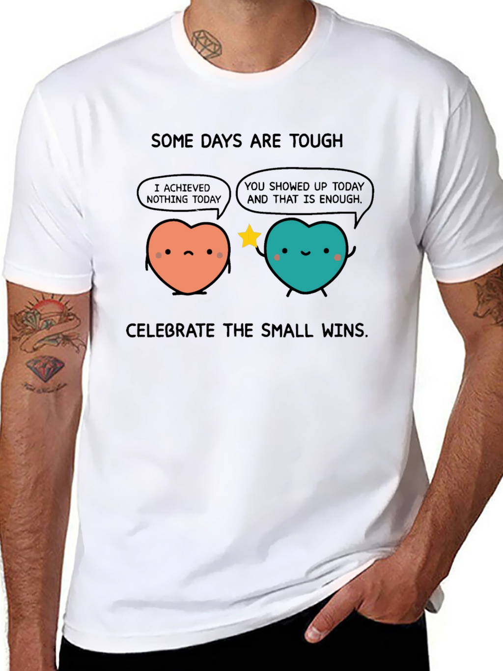 Motivational Some Days Are Tough Graphic Tee