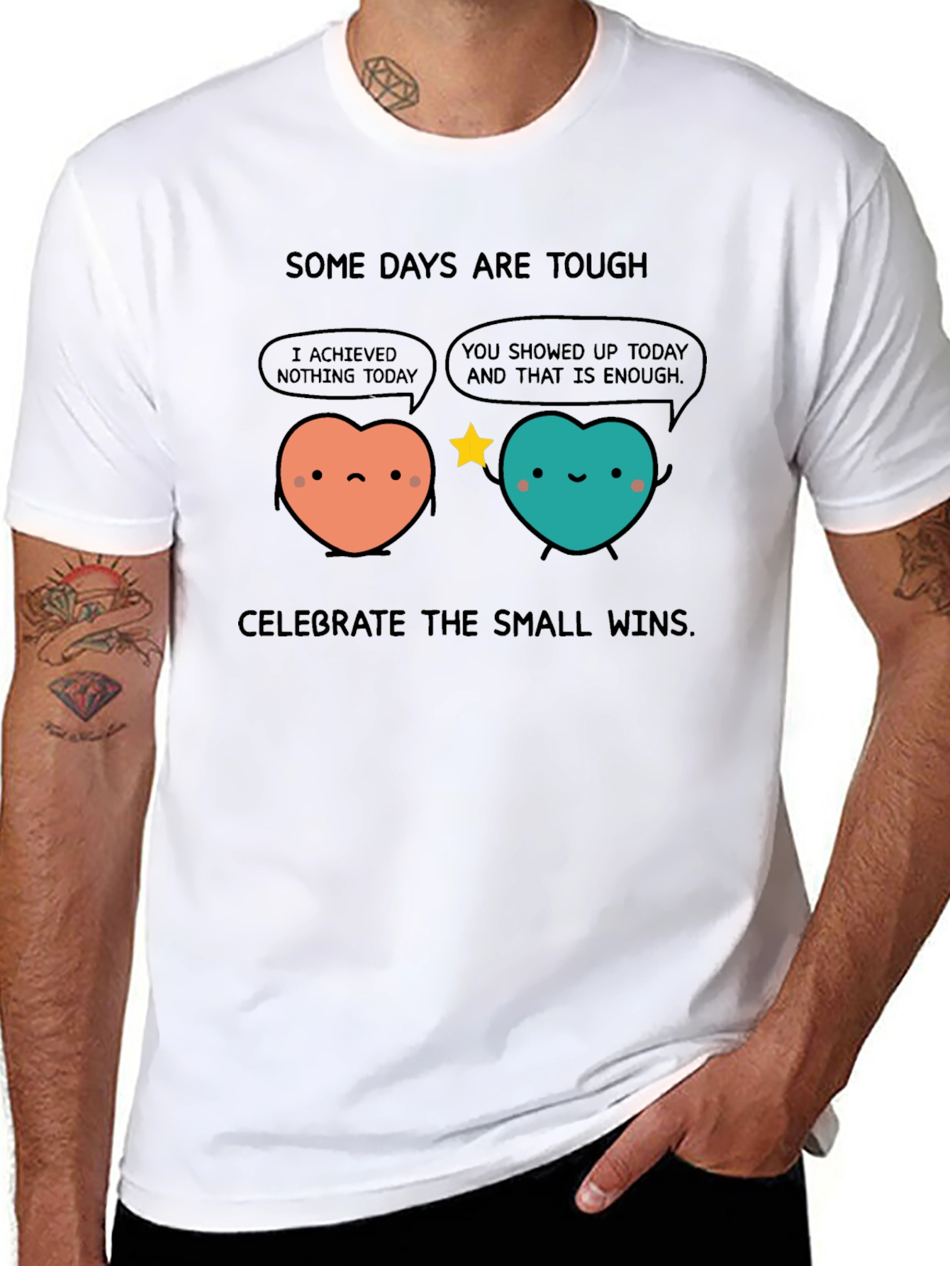 Motivational Some Days Are Tough Graphic Tee