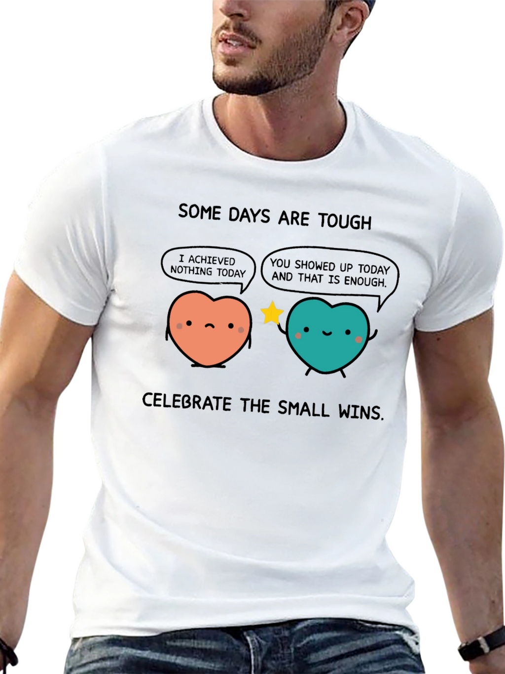 Motivational Some Days Are Tough Graphic Tee