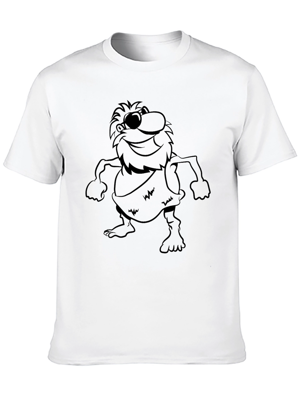 Cartoon Caveman Graphic Tee