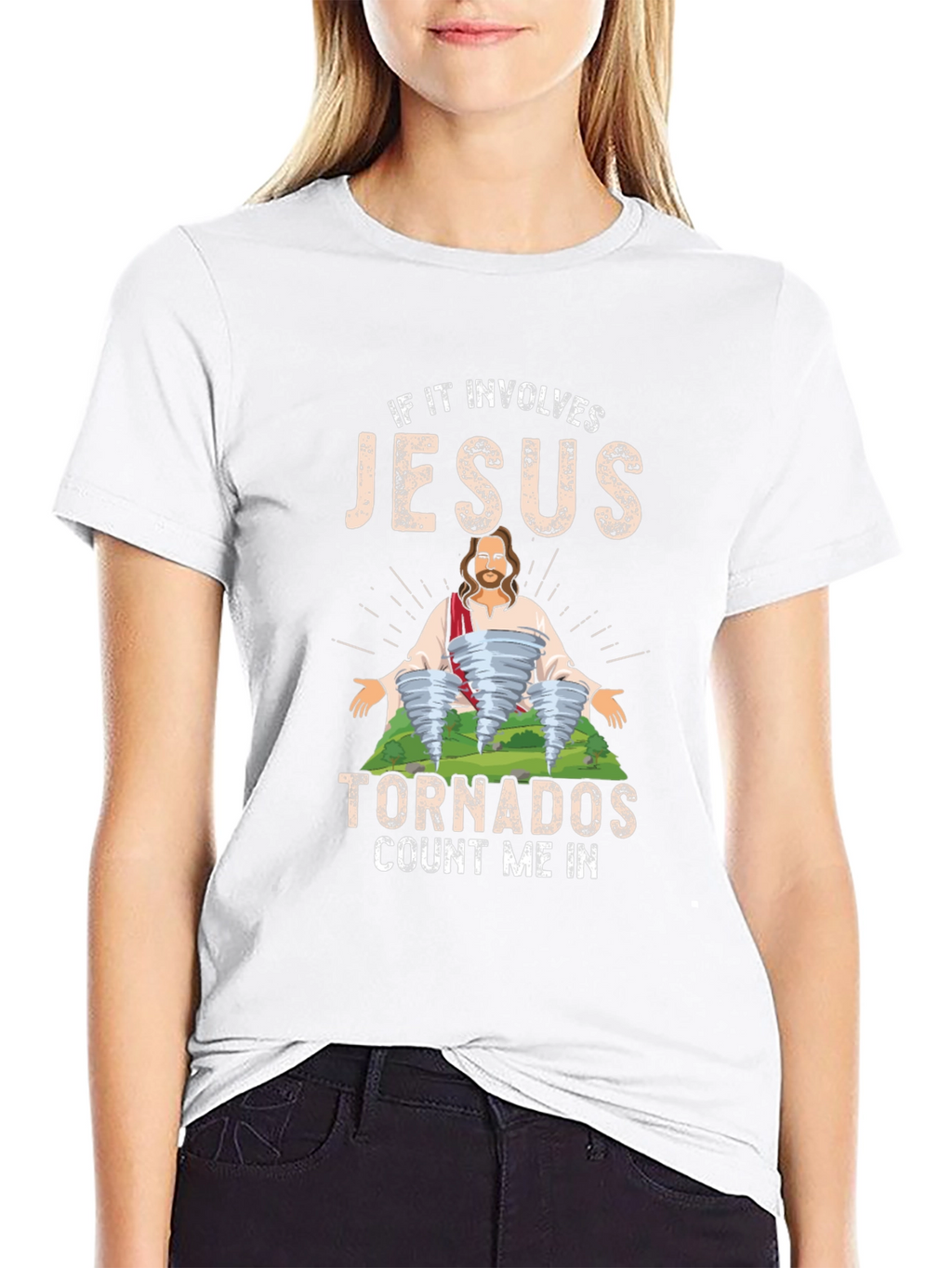 Jesus Tornadoes T-Shirt - Count Me In!