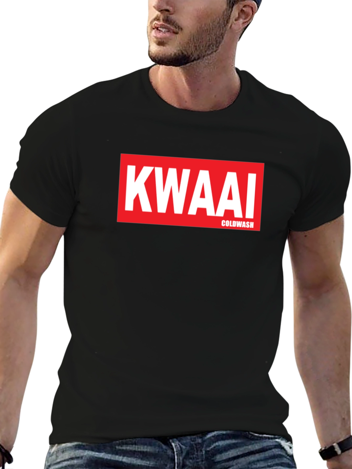 Kwaai Coldwash Black Graphic T-Shirt