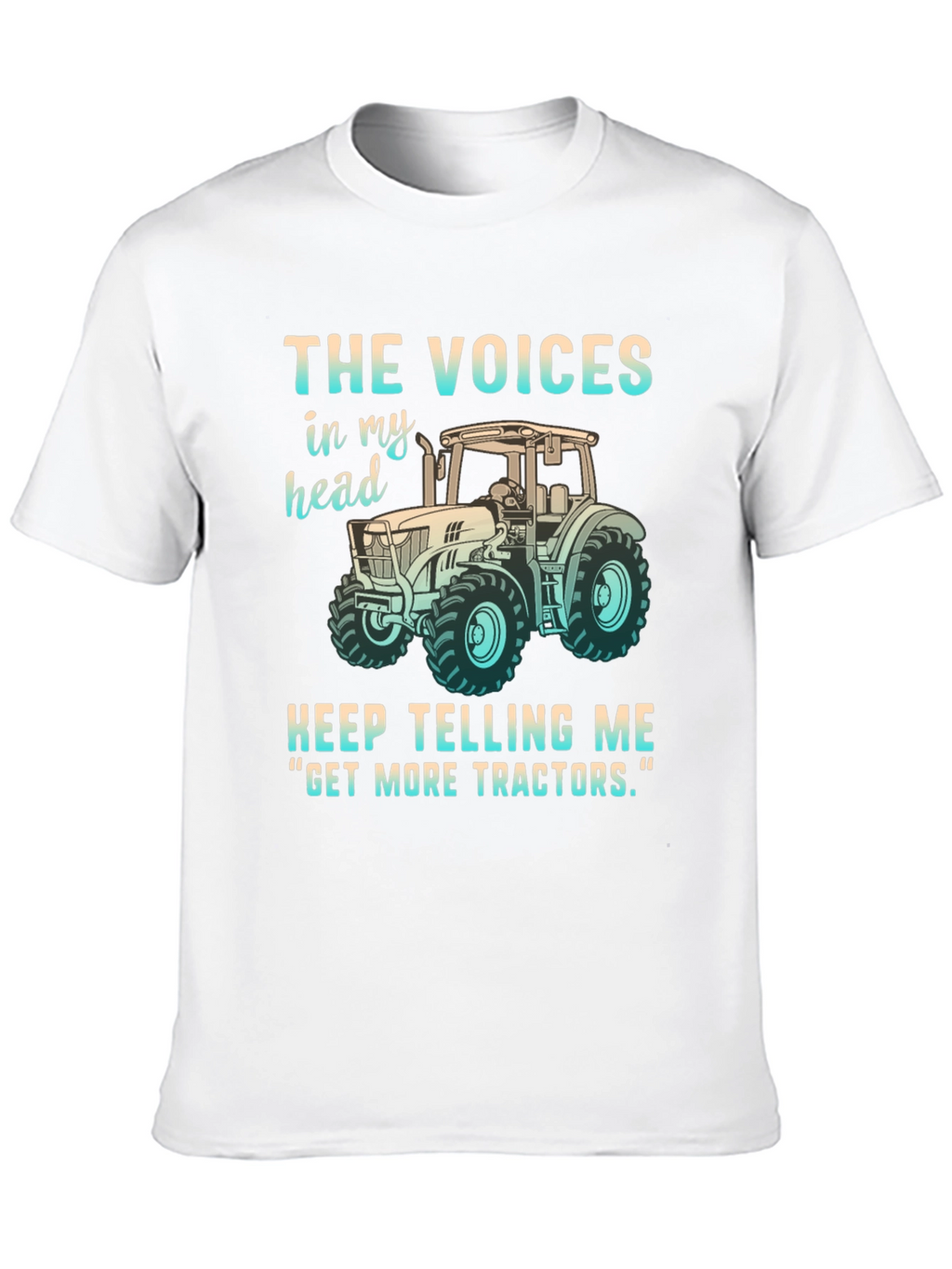Funny Get More Tractors Graphic Tee