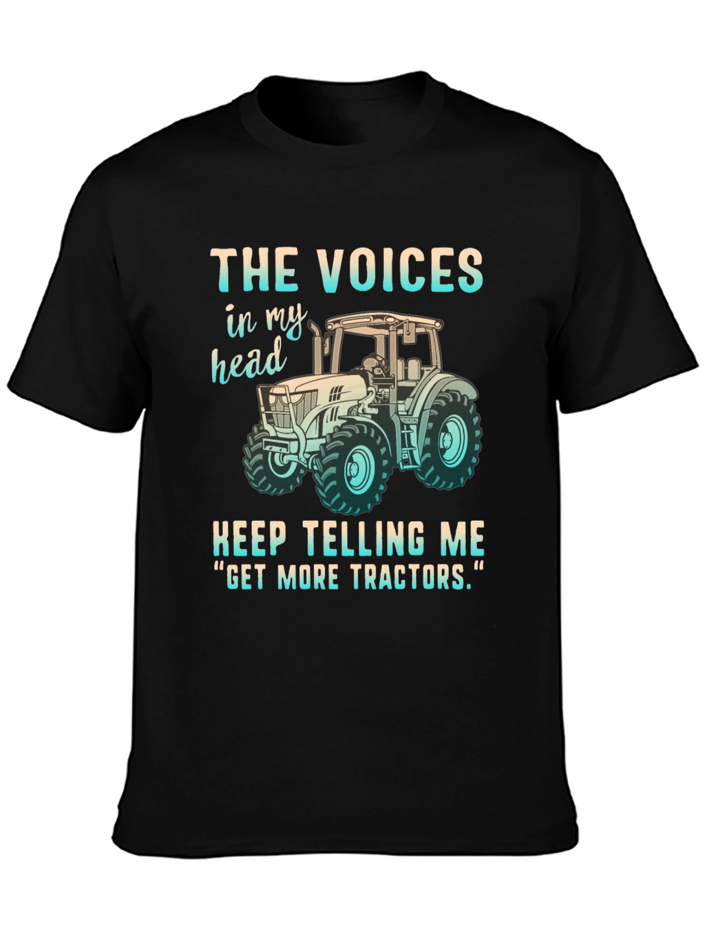 Funny Get More Tractors Graphic Tee