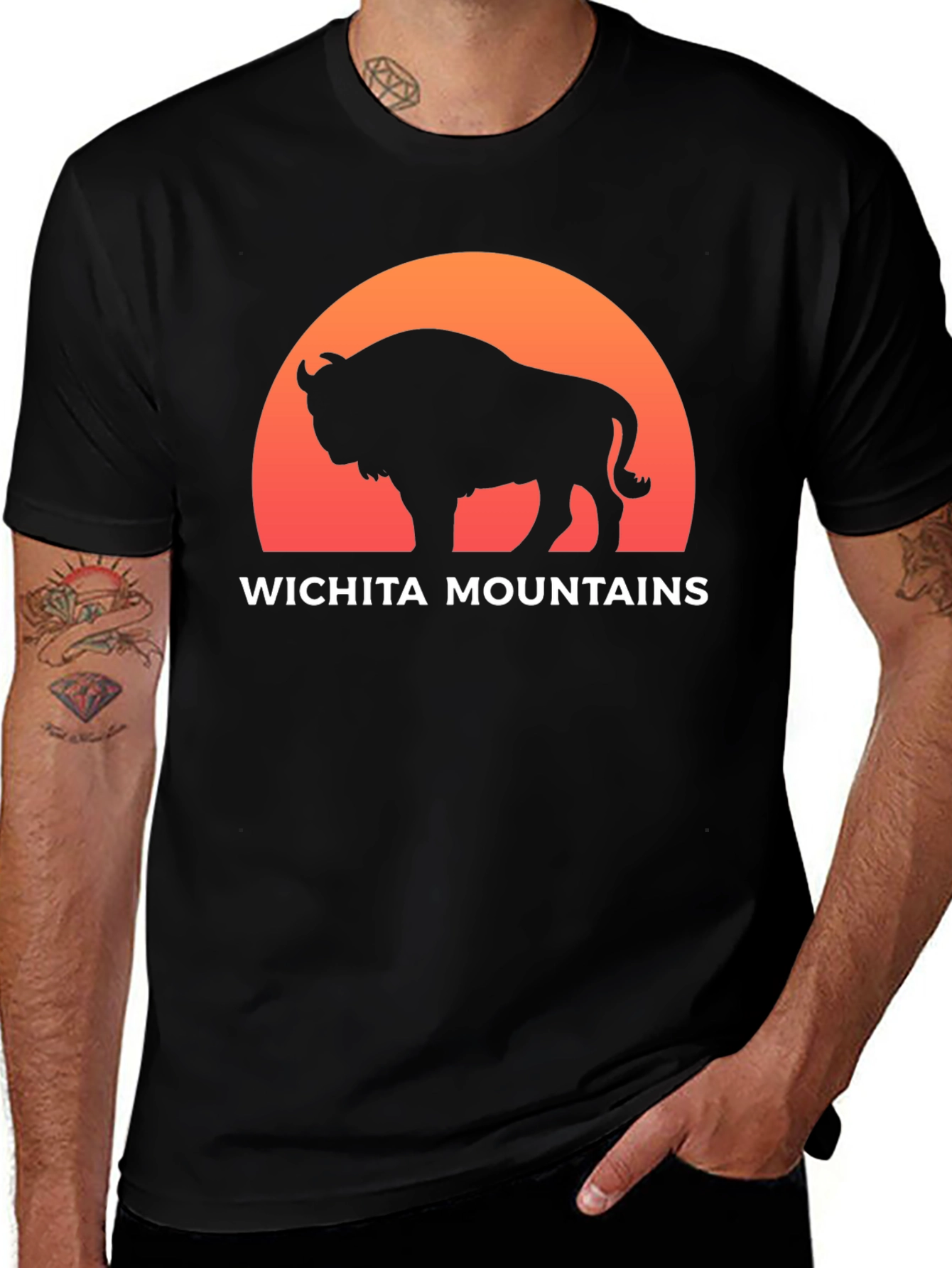 Wichita Mountains Bison Graphic Tee