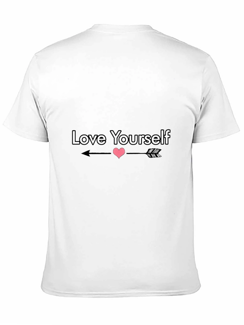 Love Yourself Graphic Tee - Black Casual Shirt
