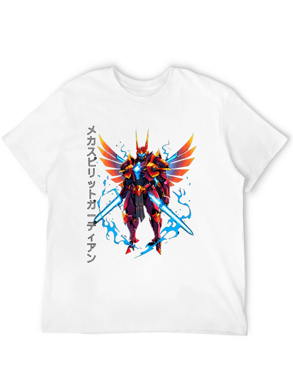 Mecha Spirit Guardian Graphic T-Shirt