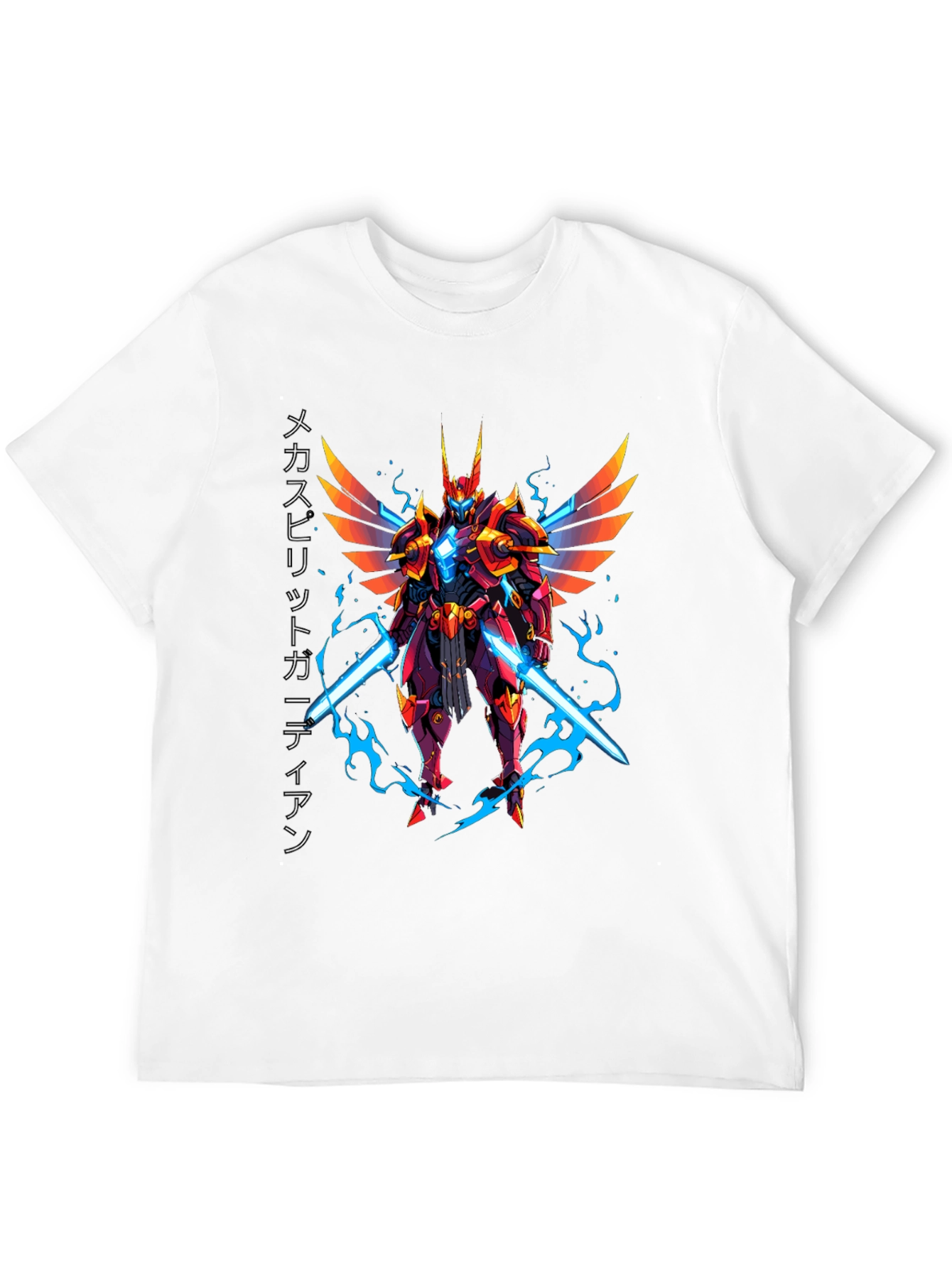 Mecha Spirit Guardian Graphic T-Shirt