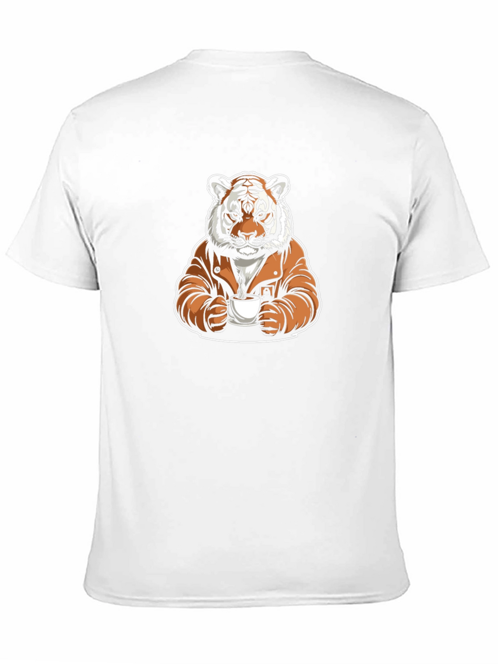 Cool Tiger Coffee Graphic Tee