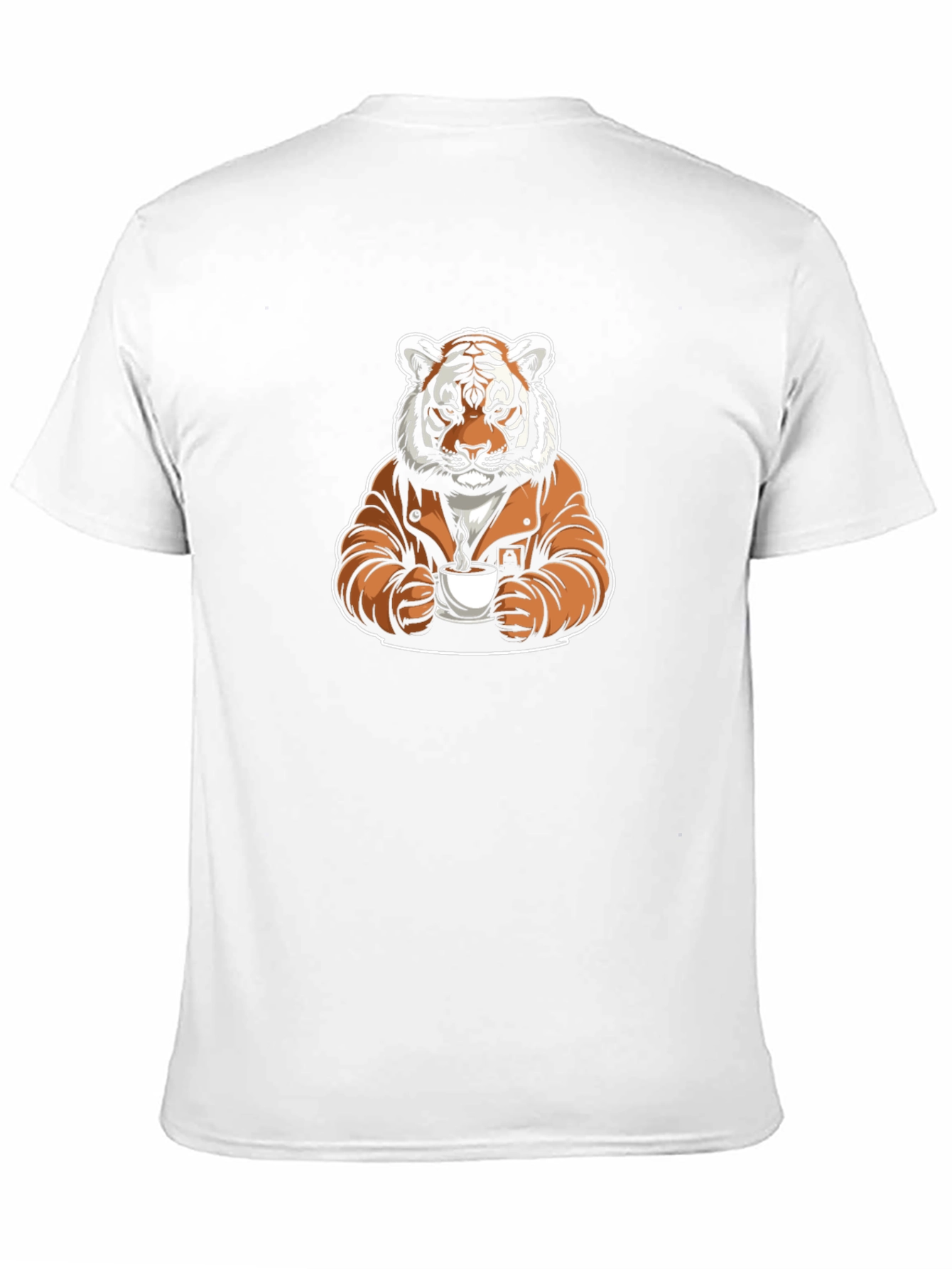Cool Tiger Coffee Graphic Tee