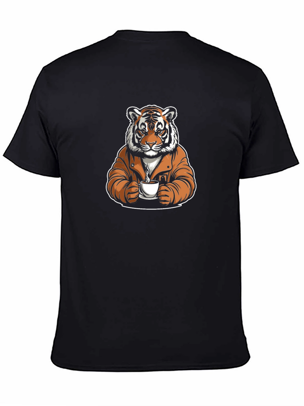 Cool Tiger Coffee Graphic Tee