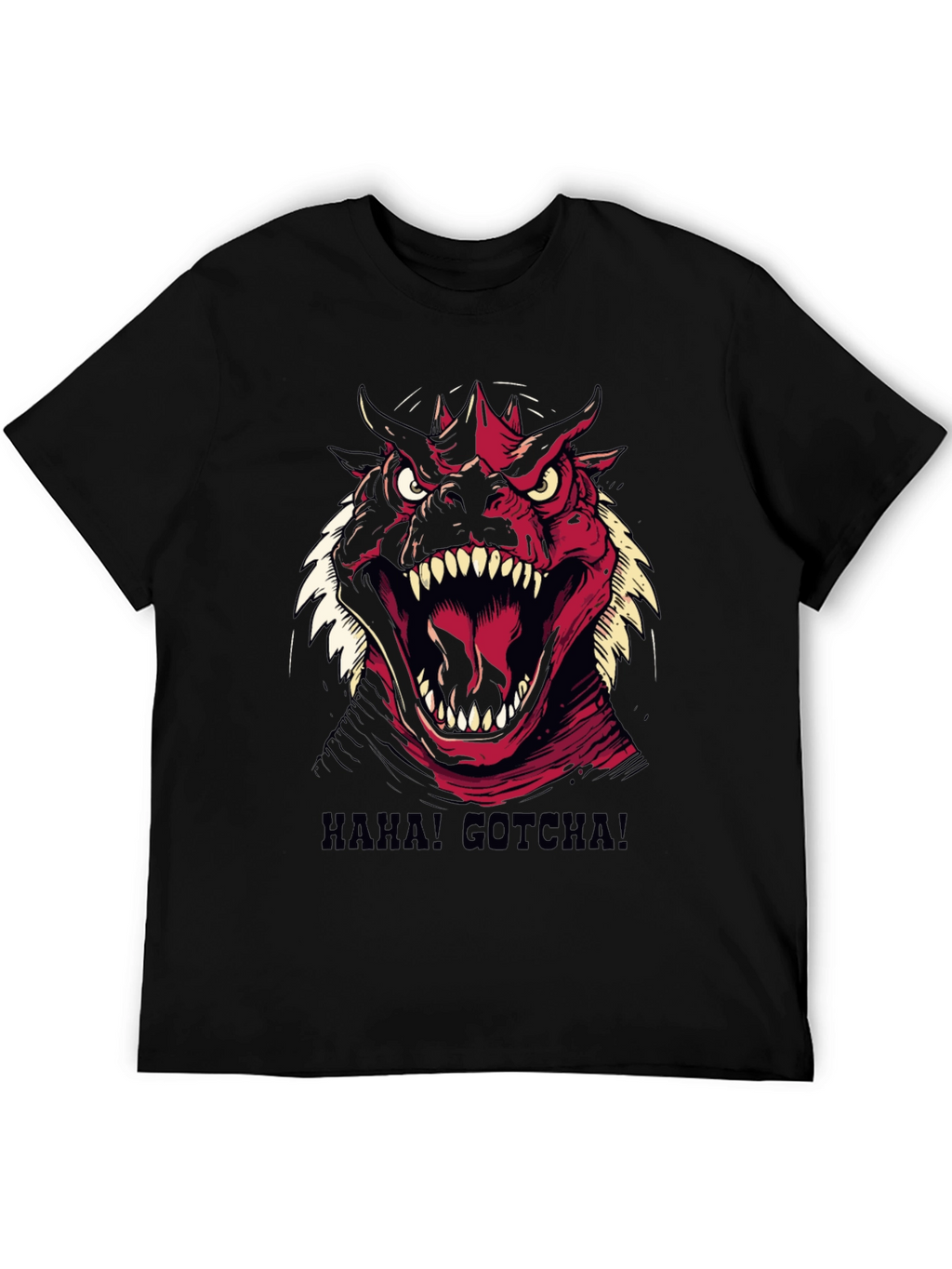 Roaring Monster Graphic Tee - Haha! Gotcha!